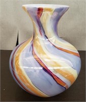 Hand Decorated Vase Made in Italy