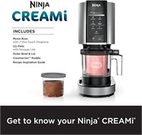 Ninja NC301 CREAMi Ice Cream Maker, for Gelato,