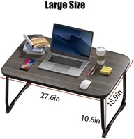 MIIRR Foldable Lap Desks, 27.6 inch Bed Tray Table