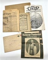 Collection of 4 WW1 Documents