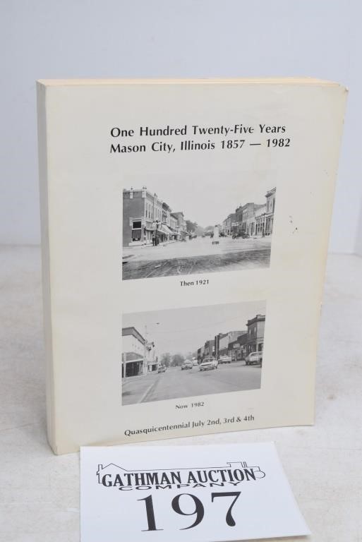 1982 History of Mason City IL Book