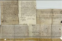 Five 17th Century Historic Announcement Docs