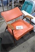 MCM Orange Arm Chair