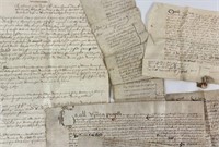 Eight 17th and 18th Century Documents