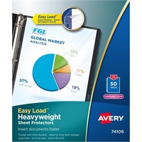 Avery Heavyweight Diamond Clear Sheet