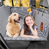 Dog Car Seat Extender  Hard Bottom - Grey