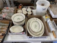 Old Ivory Dishware Set