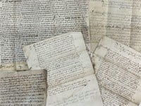 Collection of 4 15th and 16th Century Deeds