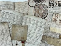 15th and 16th Century Indenture Paperwork