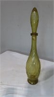 tall genie bottle decanter, approx 18"