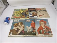 7 revues vintages '' Farm Journal '' 1939-1942