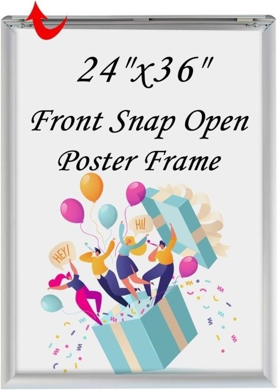 T-SIGN 24 x 36 Inches Aluminum Snap Open Poster