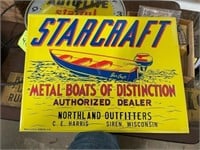 StarCraft Metal Boats of Distinction Metal Sign