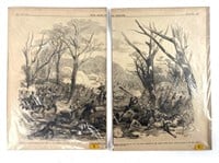 1862 Battle of Mill Spring Newspaper Illustration