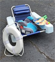 FLOATATION CHAIR, LIFE PRESERVER + MORE