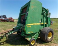 468 JOHN DEERE ROUND BALER,13,000 BALES, MONITOR