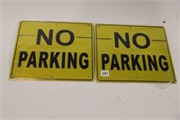 2 NEW NO PARKING SST SIGNS