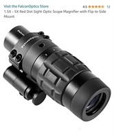 1.5X - 5X Red Dot Sight Optic Scope Magnifier