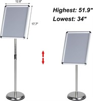 HAITAN Adjustable Poster Sign Stand, 11 X 17 Inch