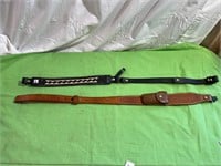 Two rifle slings