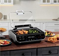 GOURMIA SMOKELESS GRILL GRIDDLE AND AIR FRYER $78