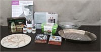 Box New & Used Kitchen Items-Tray, Toaster,