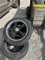SET OF 4 CONTINENTAL WHEELS & TIRES