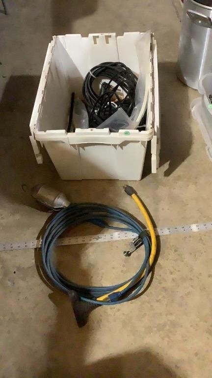 Shop light, ground cord all untested
