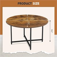 Round Coffee Table, Modern Small Coffee Table