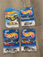 Hot Wheels Die Cast Cars Bundle of 4 on card