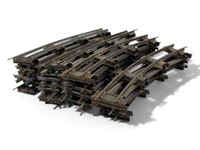 Vintage Curved S Scale Train Tracks