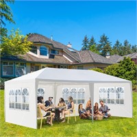 10X20FT Party Tent with 4 Removable Sidewalls