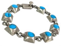 28.2g Sterling Turquoise Bracelet