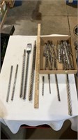 Various drill bits