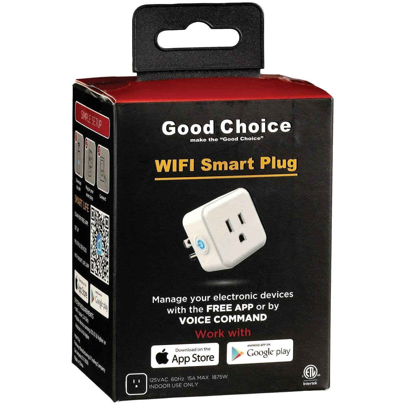 Good Choice Smart Wi-Fi 1-Outlet Plug