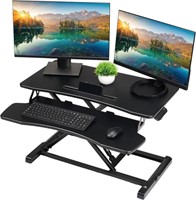 TechOrbits Standing Desk Converter – Rise-X Lighth