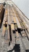 Assorted construction lumber