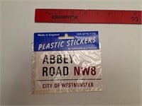 Abbey Road NW8 Vintage Sticker