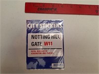 Notting Hill Gate W11 City Sticker