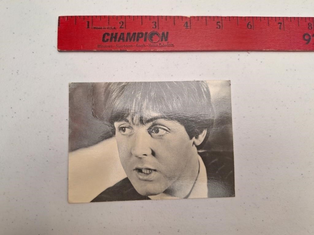Vintage Paul McCartney Card