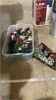 Christmas ornaments and lights untested