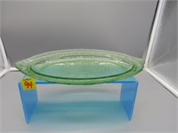 Uranium Glass Serving Platter