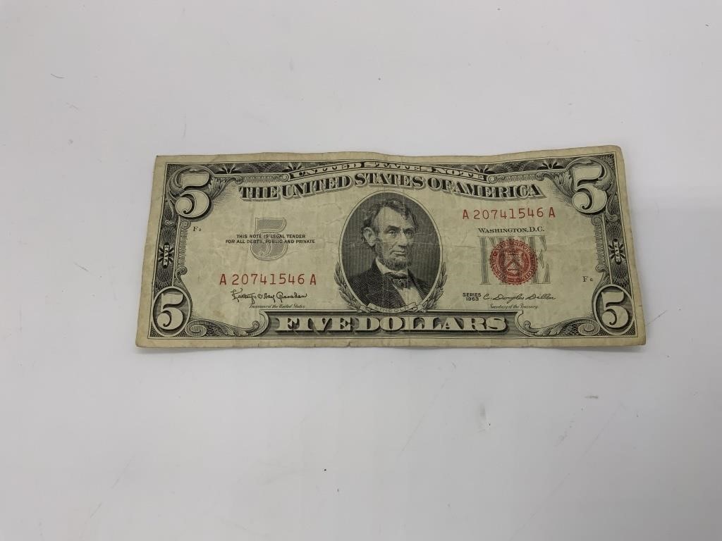 $5 RED NOTE