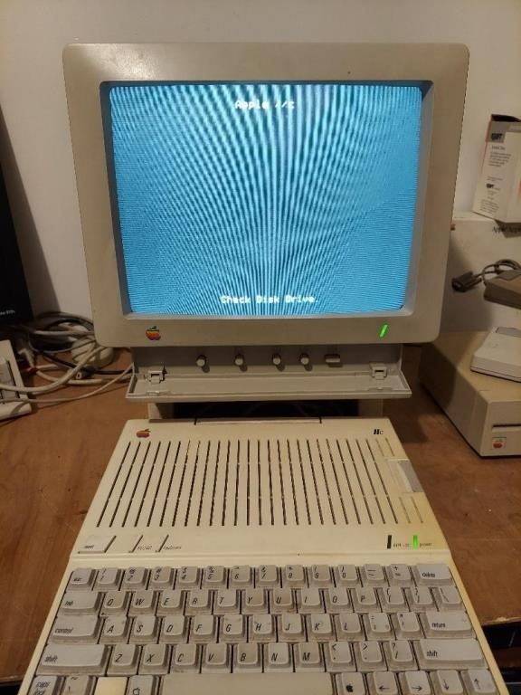 Apple IIc Computer w/Accessories, No Software