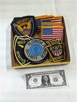 Patch lot American flag ect