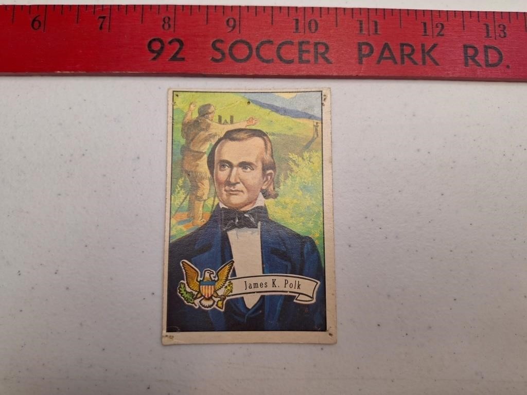 James K. Polk US Presidents Card