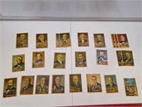 Incomplete Set of 25 U.S. Presidents Cards