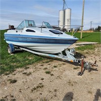 1988 Bayliner 125Hp Fibreglass Boat as is