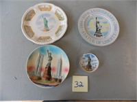 4 Statue of Liberty Plates