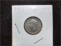 1928 Canada 5 Cent Coin